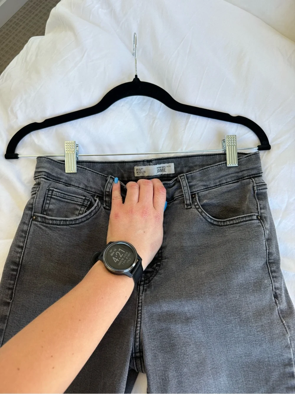 Topshop | Jaimie Raw Hem Jeans